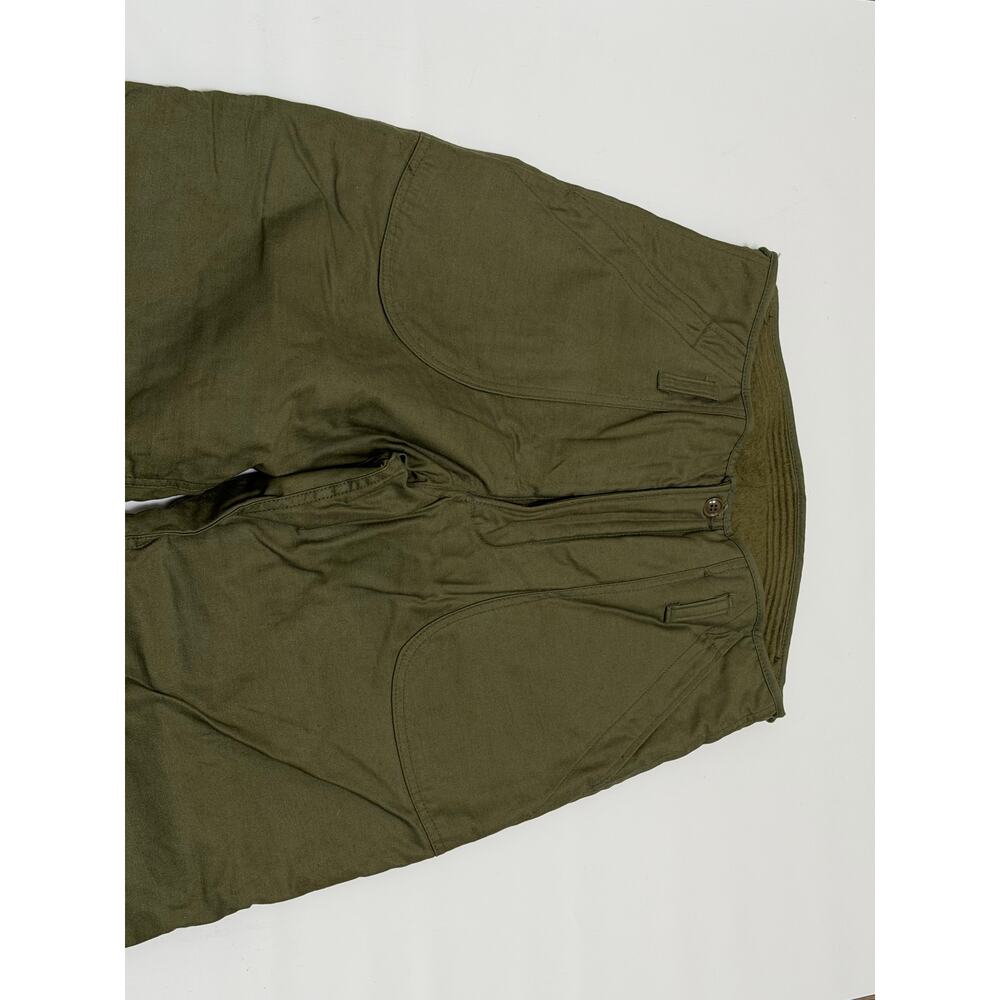Military Style Trousers Cold Weather Permeable Type 1 Mens Medium Vintage Green - Picture 14 of 16